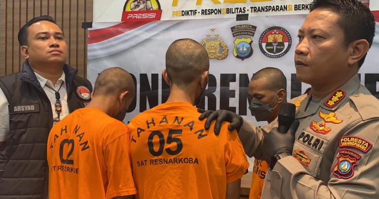 Polresta Tanjungpinang Tangkap Warga Sultra Sebelum Naik Pesawat