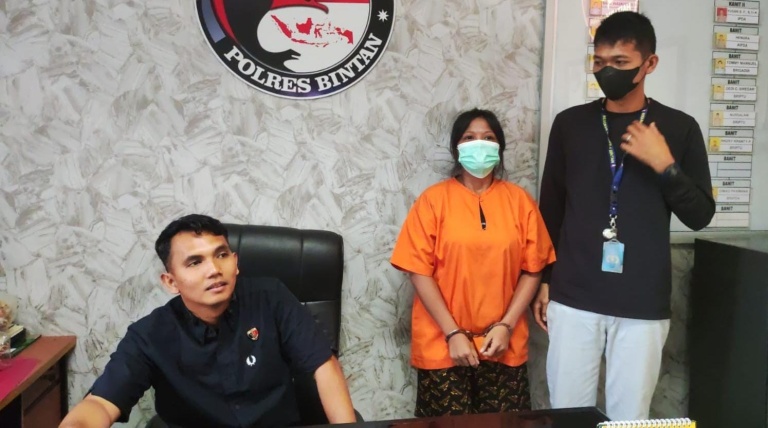 Ini Modus Cewek Pembawa Narkoba ke Lapas yang Dibongkar Polres Bintan